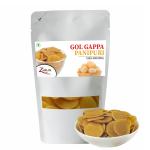Zarlin Ready to Fry Atta Golgappe-Panipuri-Puchka with 2 Free Pani Masala Lasooni & khatta metha Pani Puri Pappad Golgappe Packet Ready to Eat Home Made Air Fry Instant Fresh 500 gm