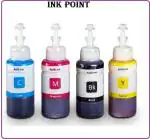 INK POINT Refill HP 46 Cartridge 901, 703, 704, 46, 21, 22, 27, 28, 56, 57 Multicolor Ink Bottle pack of 4