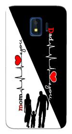 Mobiera Mom Dad Love Design Printed Back Cover Case For Samsung Galaxy J2 Core