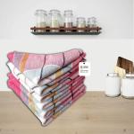 UP16 Kitchen Towels | Kitchen Napkins Cotton Cloth | Kitchen Cloth for Cooking | Napkins for Chapati, Roti, Cleaning, Dusting Multi Purpose use | Kitchen Cleaning Cloth (20x20inch)