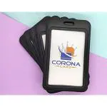 CORONA CARD TECHNOLOGY PLASTIC ID CARD HOLDER FOR SCHOOL, OFFICE, & OTHER USES