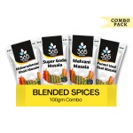 365 SPICERY Blended Masala Combo Of Maharashtrian Ghati Masala, Super Goda Masala, Malvani Masala & Puneri Usal Misal Masala 100g each in Pouch pack