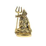 Handicrafts Paradise Lord Shiva in metal - 6.5 inches