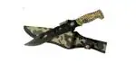ANTIQUE HANDICRAFT PRESENT CAMPING COLLECTION NM BLACK Pocket Knife, Survival Knife (Multicolor)