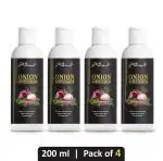 Phillauri Onion Hair Shampoo For Hair Fall Control And Anti Dandruff - Each 200Ml (Pack of 4)