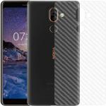 Kite Digital Nokia 7 Plus Back Screen Protective Film Carbon Fiber Skin Transparent Screen Guard Sticker (Pack of 2)