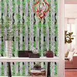 Jaamso Royals Multicolor PVC Wooden Strip Leave Peel Stick Self Adhesive Wall Sticker 200 X 45 cm( 200 CM X 45 CM )