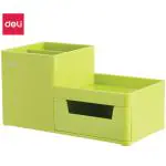 Deli EZ25150 Desk Organizer, Green Body, 175*90*92 mm, Pack of 1