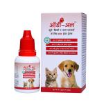 SATYA PHARMACEUTICALS | Audi-AL | 100% Herbal Ear Drops for Pets | Gentle Ear Cleaner for Ear Infections Ear Mites Bad Odour Head Shaking in Dogs and Cats | No Side Effects | Pack of 1 (20ml)