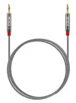 C & E 3.5MM Aux Stereo Jack Audio Male to Male Cable for Phone, Tablet, Echo, Soundbars, Speakers, Headphones, Car Stereo, 24K Gold Plated Connectors 3 Feet / 1 Meter