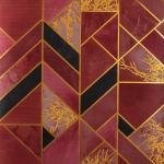 Kacper Multicolor Polyvinyl Chloride 3D Pvc Coated Washable Wallpapers For Walls, Size=57 Sqft