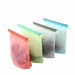 SARVAM CART Reusable Silicone Food Storage Bags Multiple Purposes Zip Lock Bag for Vegetable/Liquid