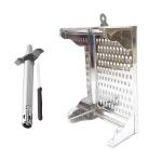 Blue Wonder Stainless Steel Regular Gas Lighter | Knife With Stainless Steel Cheese & Vegetable Grater Kaddu Kash Supreme Amrapali Grater and Multicolour, Pack of 2