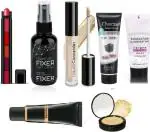 KA CAYLA Big Makeup Kit Lipstick, Fixer, Concelaer, Charcoal, Primer, Foundation Compact (Pack of 7)