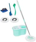 MAGICBUYS Combo House hold using cleaning bucket mop set with 3 Refills Mop Set ()