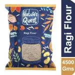 Nature's Quest Ragi Flour 4500gms | Keppai Mavu | Finger Millet flour