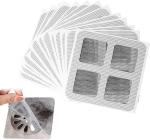ToYooZe Pack Of 12 Disposable Shower Drain Cover Hair Catcher Shower Drain Mesh Stickers, Bathroom, Laundry, Bathtub, Kitchen Shower Drain Floor Sink Strainer Filter Mesh