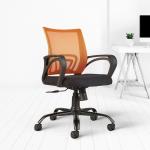 Cellbell Zenith C107 Medium-Back Mesh Office/Study Chair[ Orange]