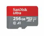 SanDisk 256GB Class 10 MicroSD Card with Adapter (SDSQUAR-256G-GN6MA)