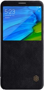 Nillkin Mi Redmi Note 5 Pro Black Artificial Leather Flip Cover