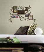 Asian Paints Nilaya Brown Vinyl Family Frames Wall Sticker W071D49PY45