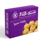 Kanti Sweets Besan Laddu, Made With Besan, Sugar, Ghee And Dry Nuts - 1 kg (Pack Of 1), 1kg