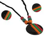 Jharcraft (A Jharkhand Govt. Enterprise)Teracotta Jewellery Necklace with Earing