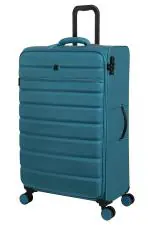 it luggage Census-Teal Sea-Large-81cm Softsided 8 Wheel Trolley Bag Luggage Trolley Large Suitcase Check-in Luggage