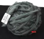 Simi Enterprise Grey Acrylic Bulky Mouse Soft Wool Roving Big Spinning Hand Knitting Thread Thick Crochet Yarn, 100 G
