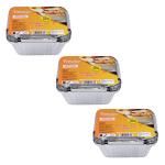 Freshee Disposable Foil Boxes for Food Delivery Aluminium Foil Container 300ml Pack of 30