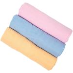 LazyToddler Cotton Organic Muslin Baby Swaddles 120x120 cm Large Size (Set of 3)(Blue,Pink & Orange )