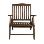 EPICS CRAFT - Teak Wood Foldable Recliner Chair