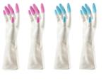 Up16 Multicolor Rubber, Latex Gloves (Pack Of 3)