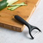 YELONA Black Ultra Sharp Ceramic Blade Vegetable & Fruit Peeler for Kitchen Y Shaped Peeler (Black)