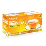 Nutrovally Herbal Green Tea | For Weight Loss & Boost Immune | 100% Natural Antioxidant | Rich In Herbs & Leaves Green Tea 25 Pcs