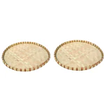 Raj Furniture Bamboo Dagra/Dala (Pack of 2)