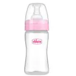 Chicco Feed Easy Milk Pink Feeding Bottle 125 ml