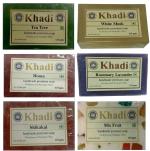 Khadi Herbal Tea Tree, White Musk, Honey, Rosemary Lavender, Shikakai, Mix Fruit Soap, 125 Gm Each (Pack Of 6)