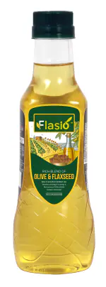 Flasio Rich Blend of Olive & Flaxseed Multi Source Edible Oil Half Litre (500 ml)
