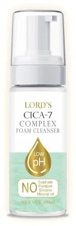 Lord's Homeopathic Laboratory Private Limited CICA -7 complex Creamy Foam Cleanser & Aloevera & vitamin c No Sulphate Paraben korean glass skin 100ml