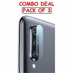 Kite Digital Samsung A20S Back Camera Lens Protector Premium Tempered Glass Screen Protector Slim 9H Hard 2.5D (Pack of 3)