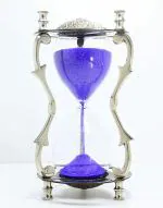 CH Calvin Handicraft Brass Sand Timer Hourglass Sand Glass Clock Ideal for Exercise Tea Making Antique Nautical Decor Theme