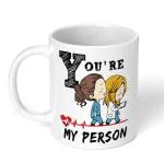 Akipi Grey's Anatomy Tv Show You Are My Person Ceramic Coffee Mug