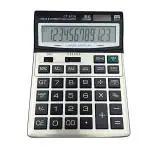 Glthzen Grey Ct-912S Medium 12 Digit Big Display Basic Calculator 12 Digit