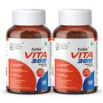 Fytika Vita 365, 3 in 1 Multivitamin - Boosts Energy, Gut Health, Manages Stress, Ashwagandha, Probiotics, Ginseng, For Men, Women - 60 Tablets
