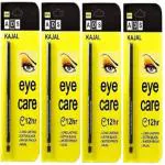 JOTKAPARKASH ads Kajal Waterproof Long-Lasting Pack of 4 (black, 0.35 g)