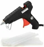 Fadman Black, Red Plastic 43 W Standard Temperature Glue Gun With 8 Glue Sticks, 8 Mm