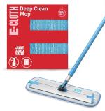 E-Cloth Deep Clean Mop- Floor Cleaning, Great for Hardwood, Laminate, Tile and Stone Flooring, Washable and Reusable, 100 Wash Guarantee