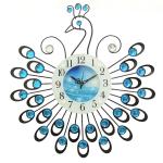 Chronikle Blue Metal Analog Wall Clock With Sweep Movement