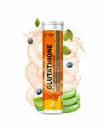 Vokin Biotech L-Glutathione 600mg With Vitamin C for Glowing Skin | Dark Spots & Tan Removal 20 Effervescent Tablets